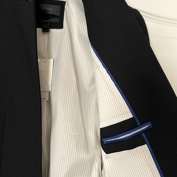 NWT J.Crew Regent Blazer in Black Size 2 - Picture 9 of 13